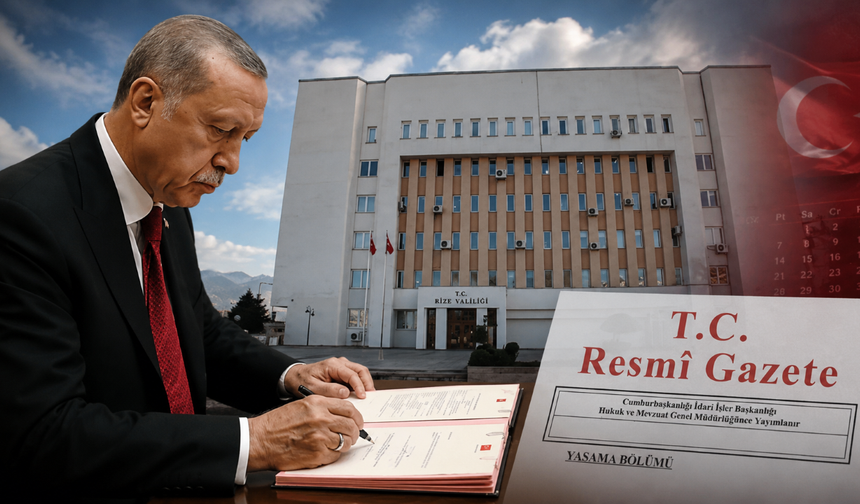 Rize’de Kaymakam ve Vali Yardımcılığı görevlerinde değişim