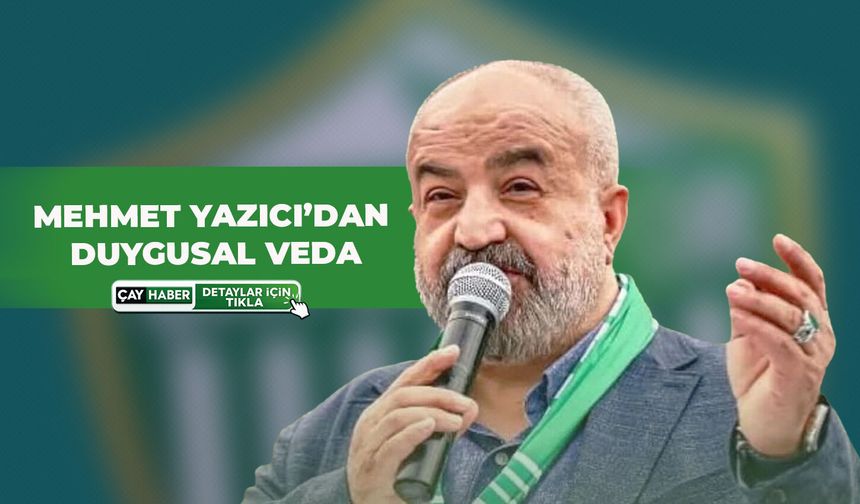 Çayelispor Kulübü Başkanından Duygusal Veda: “Görevler Biter, Sevda Bitmez”