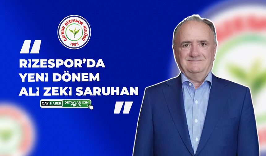 Çaykur Rizespor’da Yönetim Belli Oldu İşte Detaylar