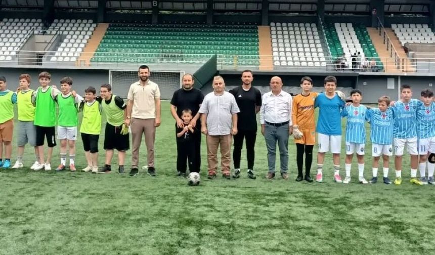 Çayeli'nde Yaz Kur'an Kursları Arası Futbol Turnuvası Başladı