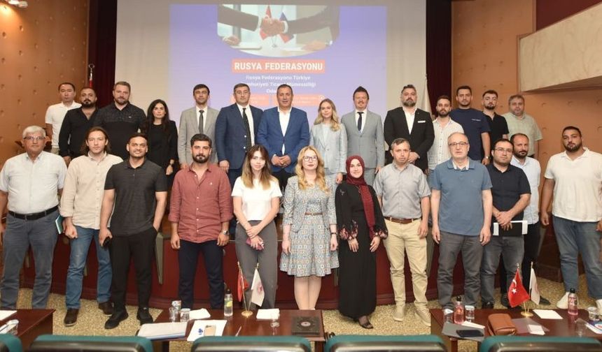 Rusya ticaret heyeti Trabzon'da iş dünyasıyla buluştu