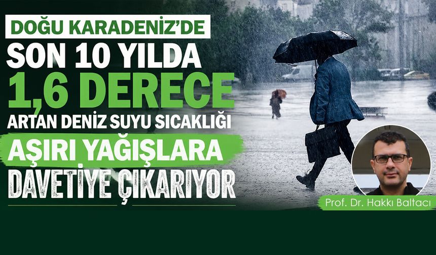 Uzman uyardı: Doğu Karadeniz’de deniz suyu sıcaklığı tehlikeli eşiği aştı