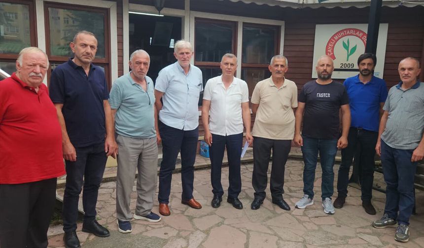 Çayeli'nde Muhtarlardan elektrik akımı faciası sonrası dikkat çağrısı