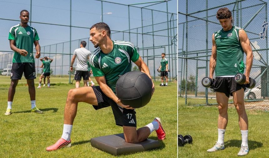 Çaykur Rizespor'da kuvvet ve denge çalıştı