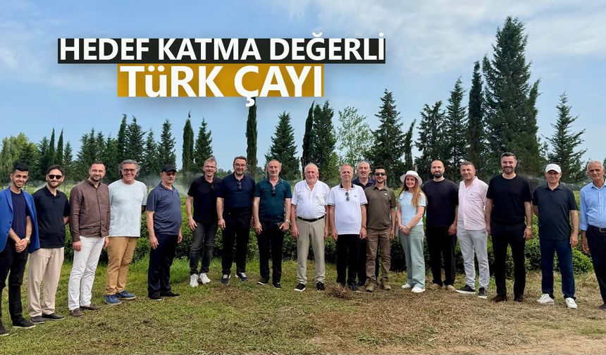 Rize Ticaret Borsası Heyeti Azerbaycan'da çay üretimini yerinde inceledi