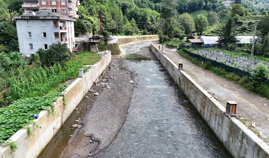 DSİ’den Çayeli’de Taşkınlara Karşı Dört Noktada Yatırım