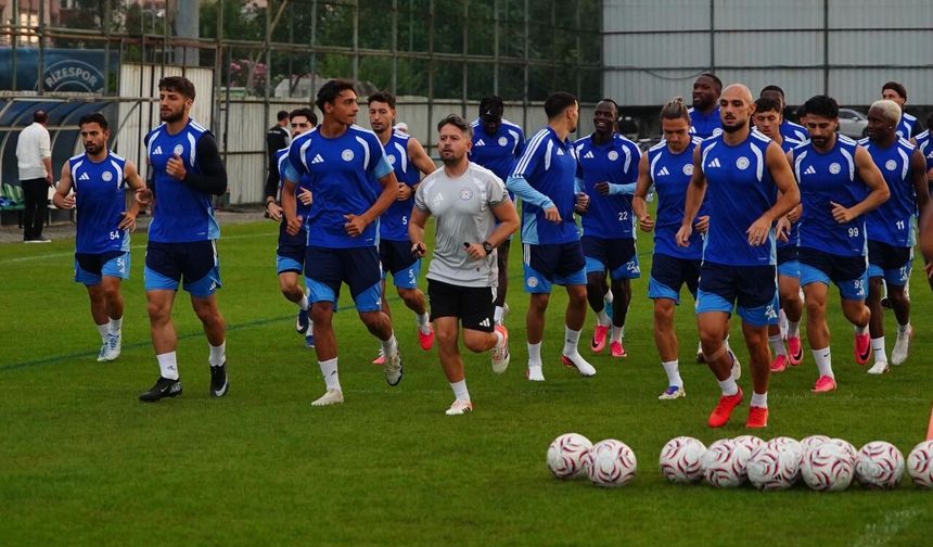 Çaykur Rizespor, yeni sezon hazırlıklarını sürdürdü
