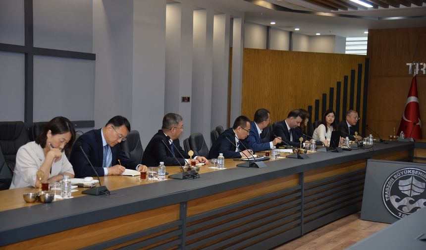 Trabzon Büyükşehir'den Çin ile yeni yatırım adımı
