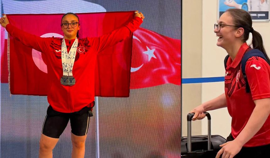 Rizeli Meryem Kandemir Avrupa’dan 3 Madalya ve 3 Türkiye Rekoruyla Döndü