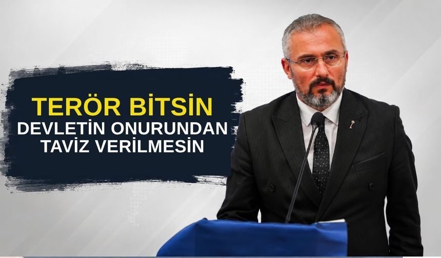 Kutanoğlu: Terörle mücadelede kırmızı çizgimiz net