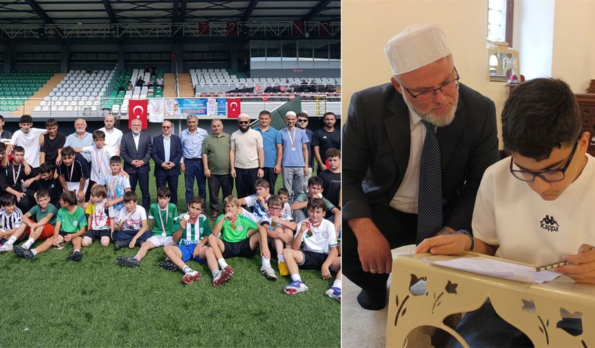Çayeli’nde Camiler Çocuklarla Şenlendi: Futbol ve Bilgi Yarışması Düzenlendi