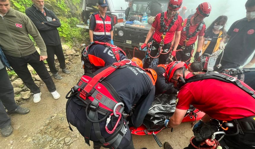 Rize'e yaylada kaybolan vatandaş 7 saatlik arama sonrası ölü bulundu