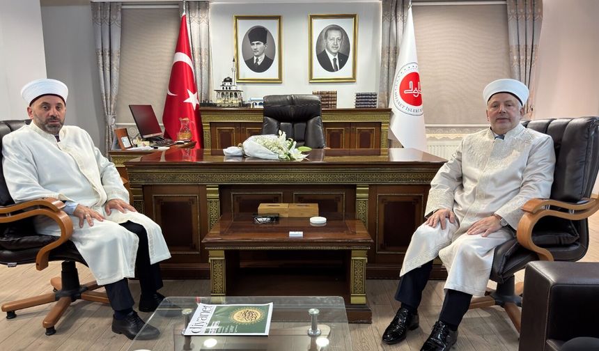 Rize İl Müftülüğünde devir teslim: İlyas Yılmaztürk göreve başladı