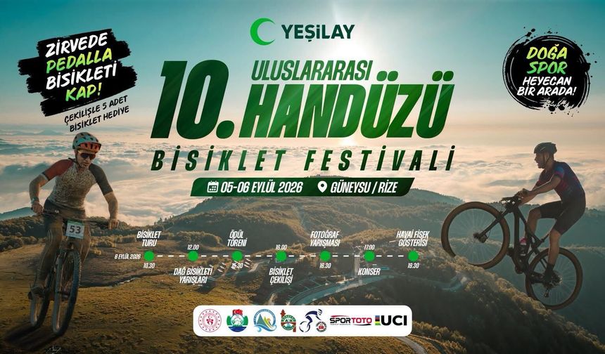 Handüzü Bisiklet Festivali Yarın Başlıyor