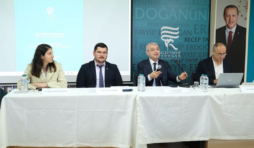 RTEÜ’de Rize Hukuk Sempozyumu Gerçekleştirildi