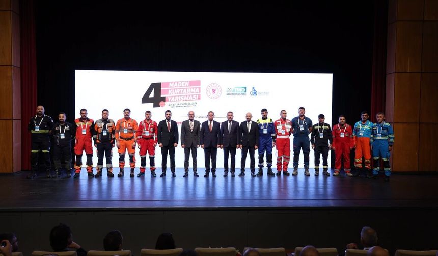Çayeli Bakır Ev Sahipliğinde 4. Maden Kurtarma Yarışması Başladı
