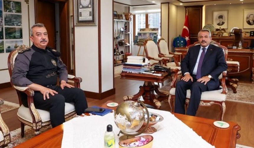 Vali Baydaş, Yeni Emniyet Müdürü Karasakal’ı Kabul Etti