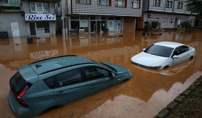 Rize’de Metrekareye 186 Kilogram Yağış Düştü