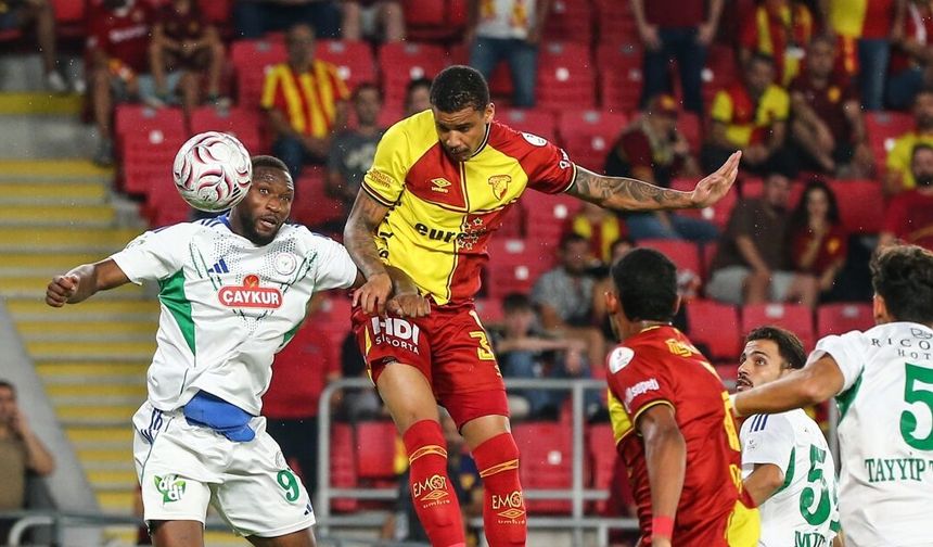 Çaykur Rizespor 90+2'de galibiyeti kaçırdı: Deplasman galibiyet serisini sürdüremedi