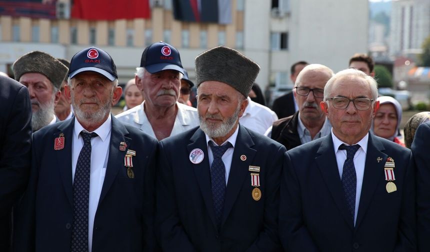 Rize'de Gaziler Günü törenle kutlandı