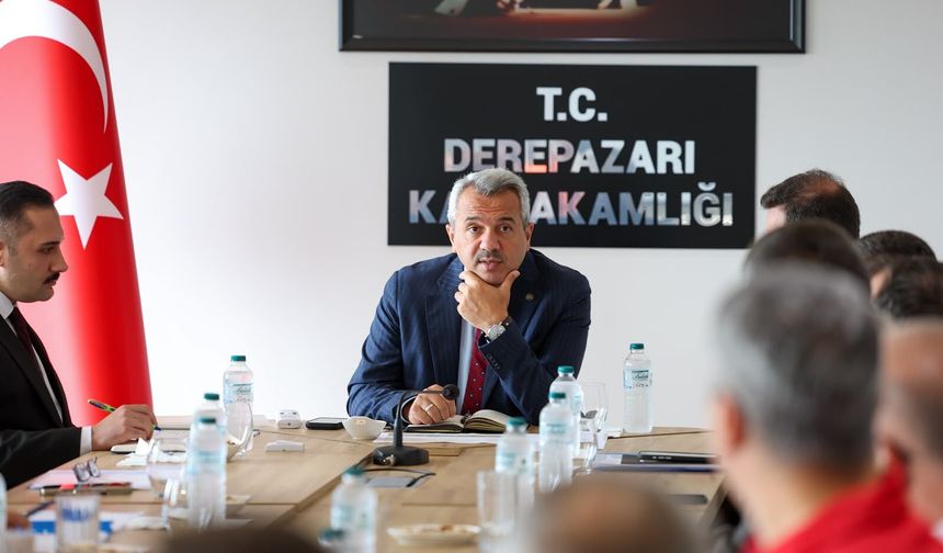 Derepazarı’nda Sel ve Heyelan Sonrası Çalışmalar Değerlendirildi