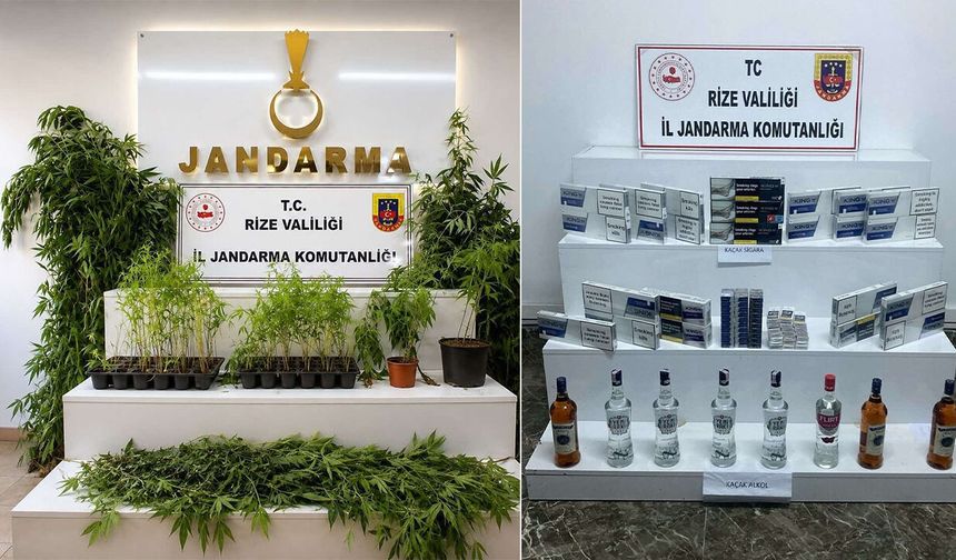 Rize’de Jandarma Operasyonları: 77 Şüpheli Yakalandı, 18’i Tutuklandı
