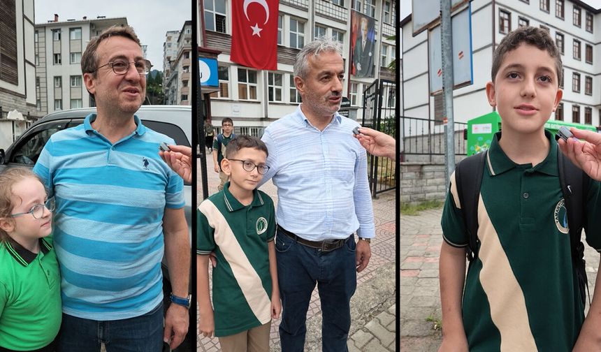 Çayeli’nde İlk Ders Ziliyle Birlikte Öğrenci ve Velilerin Okul Heyecanı