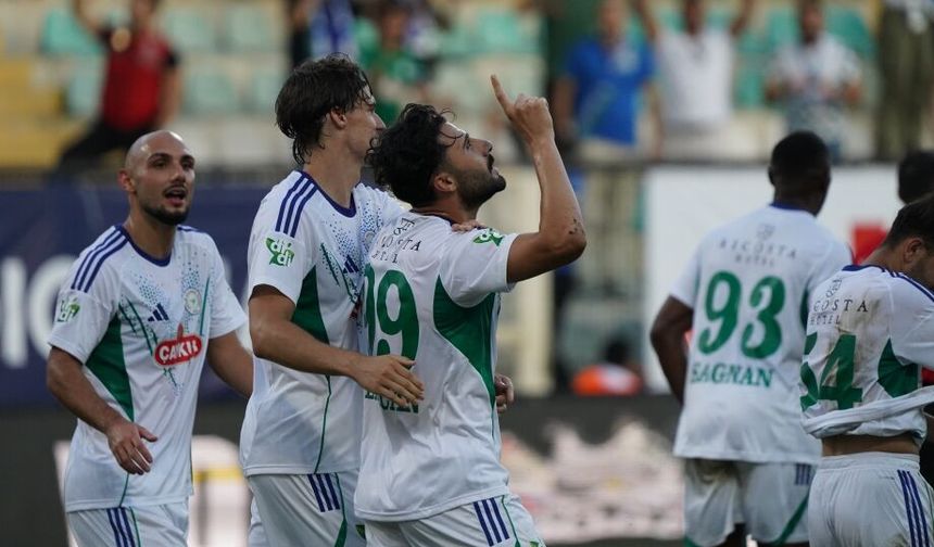 Çaykur Rizespor'dan dış sahada tarihi başlangıç
