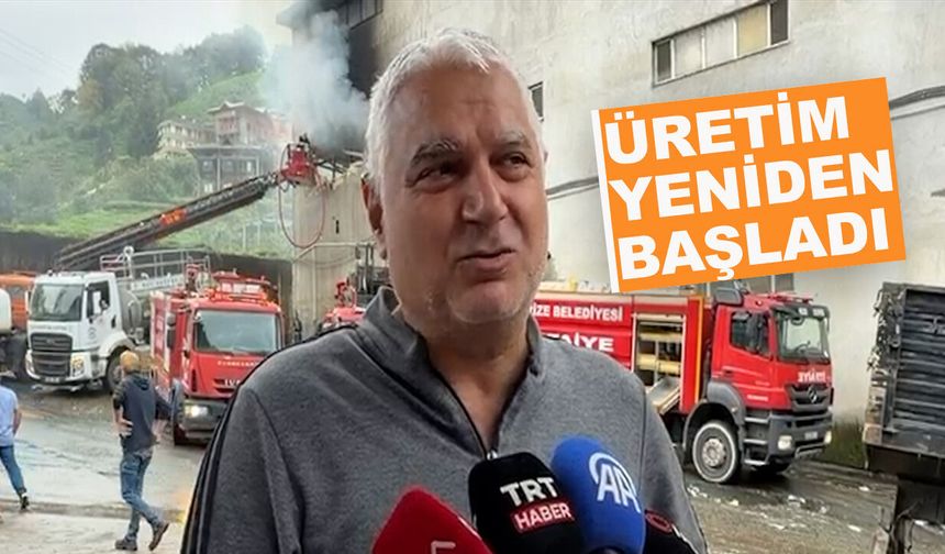 Okumuş Çay’da Yangının Ardından Üretim Yeniden Başladı