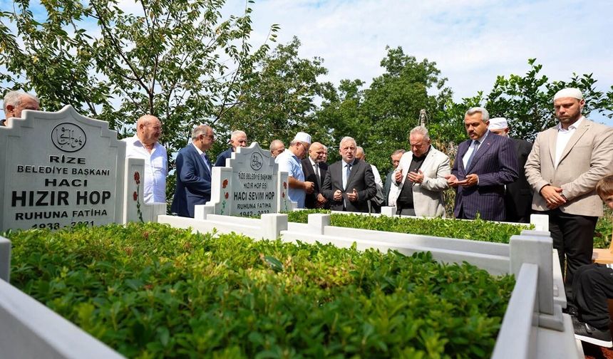Rize’nin Eski Belediye Başkanı Hızır Hop Vefatının 5. Yılında Anıldı