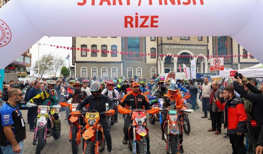 Senoz Vadisi’nde adrenalin fırtınası: Türkiye Enduro ve ATV Şampiyonası 7-8 Kasım’da Çayeli’de