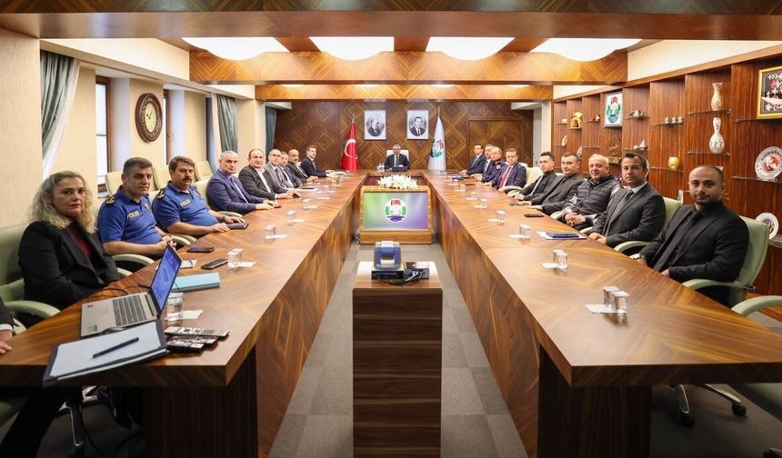 Çaykur Rizespor'un Fenerbahçe ve Trabzonspor Maçlarının Güvenlik Tedbirleri Görüşüldü
