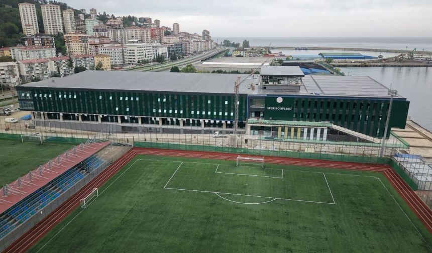 Rize Spor Kompleksi’nde Sona Yaklaşıldı: 30 Branşa Aynı Anda Hizmet Verecek