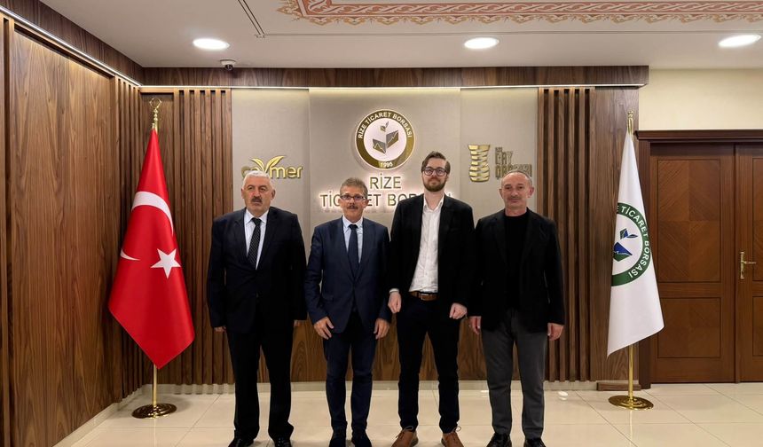 ABD Ankara Büyükelçiliği'nden Rize Ticaret Borsası'na Ziyaret