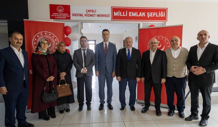 Rize'nin Çayeli ilçesinde Sosyal Hizmet Merkezi hizmete açıldı!