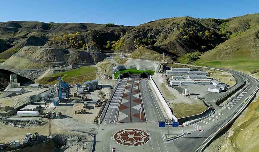 Erzurum-Rize yolundaki Dallıkavak Tüneli hizmete açılıyor