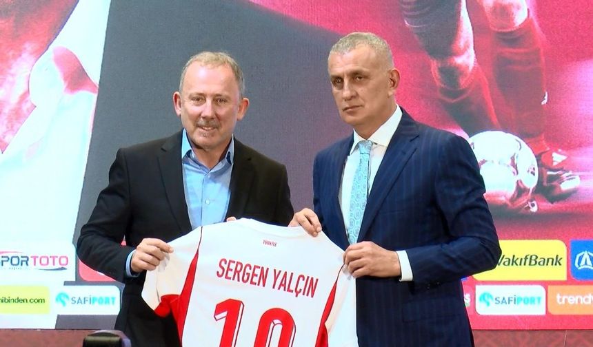A Milli Futbol Takımı’nda Sergen Yalçın dönemi resmen başladı