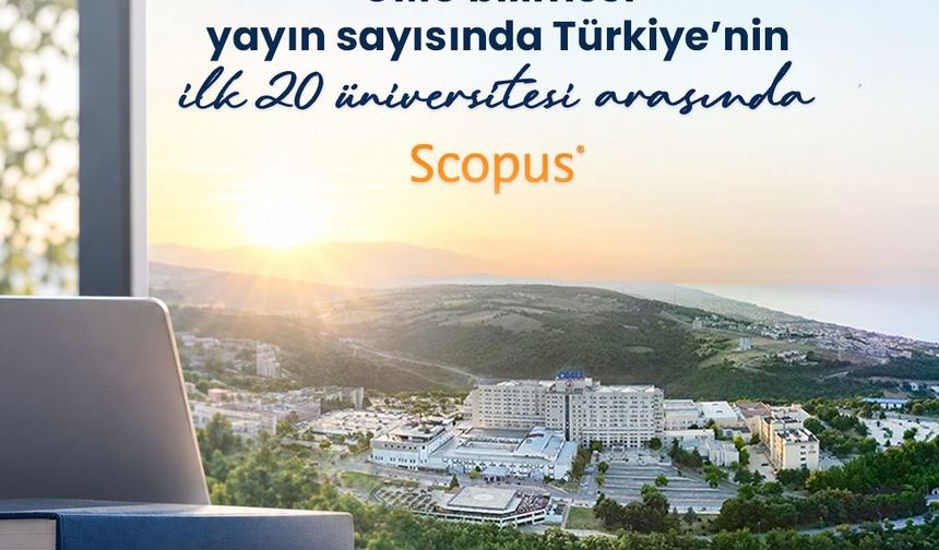 OMÜ bilimsel yayın sayısında Türkiye'nin ilk 20 üniversitesi arasında