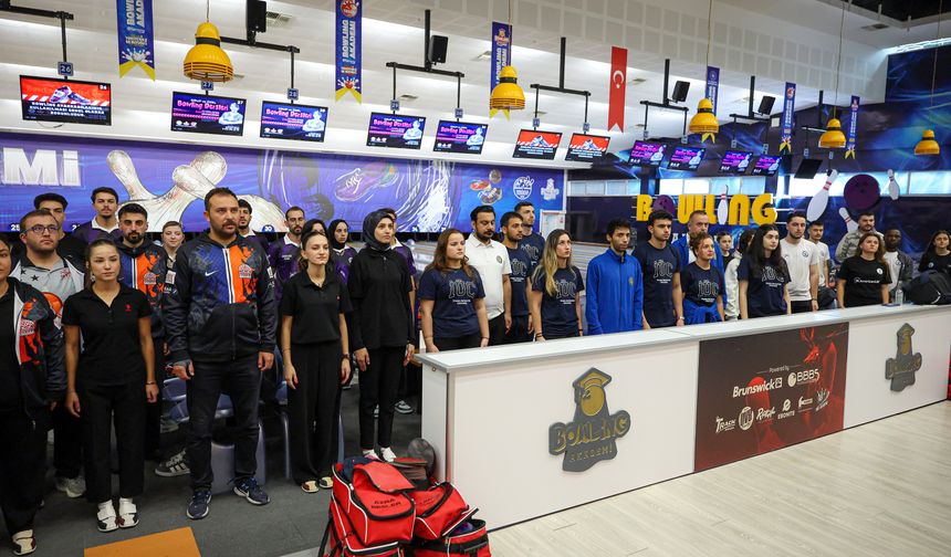 ÜNİLİG Bowling Türkiye Şampiyonası Samsun'da başladı