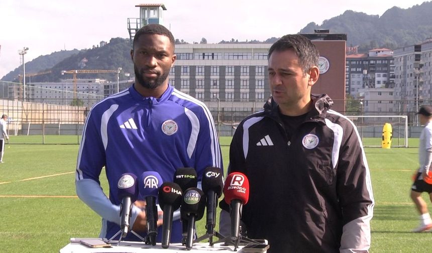 Çaykur Rizesporlu Sagnan: Taraftarımız önünde güzel sonuç almayı bekliyoruz