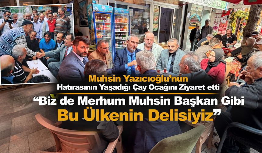 Kutanoğlu Çayeli programına anlamlı ziyaretle başladı