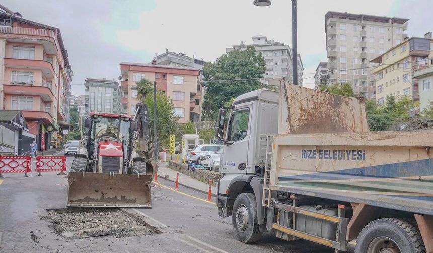 Rize’de İçme Suyu Hattında Üretim Kaynaklı Hasar Tespit Edildi