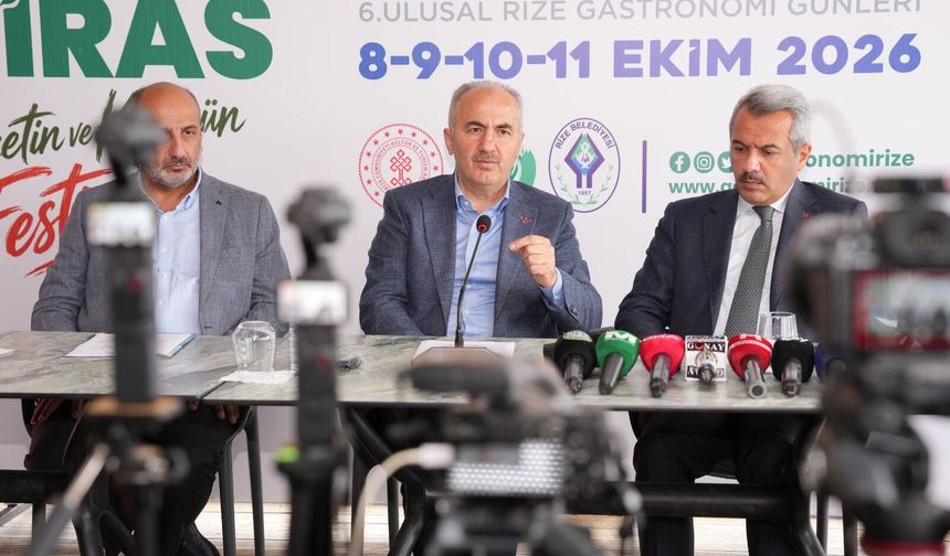 Gastronomi Rize Günleri 8-11 Ekim’de Başlıyor